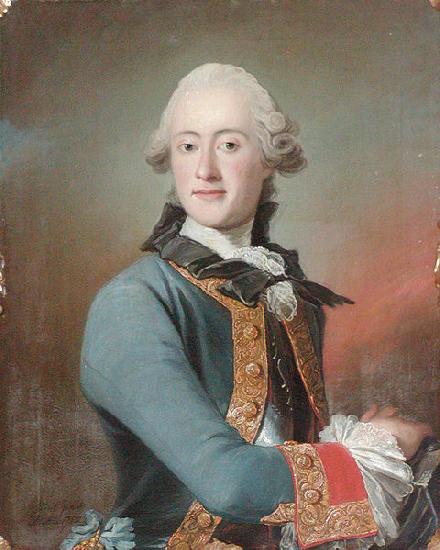 Peder Als Portrait of Admiral Frederik Christian Kaas Sweden oil painting art